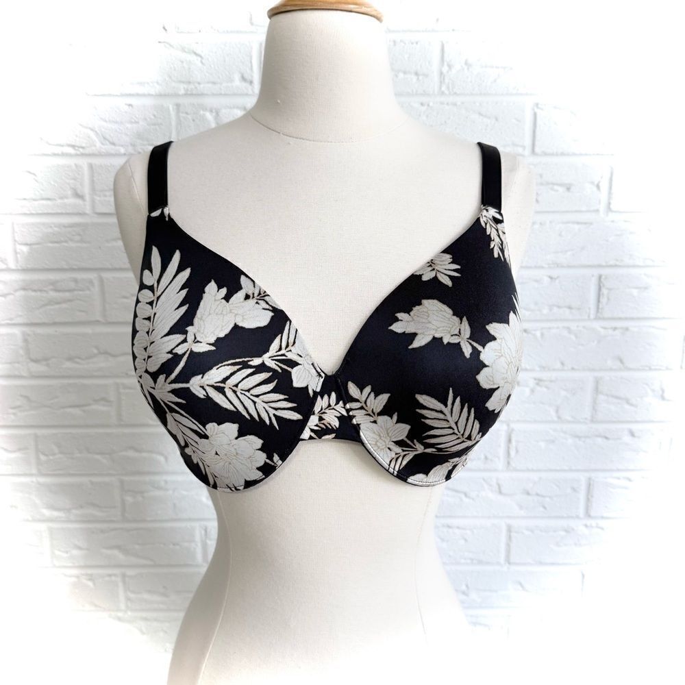 NWT Soma Vanishing Back Full Coverage Floral Bra Size 36DD